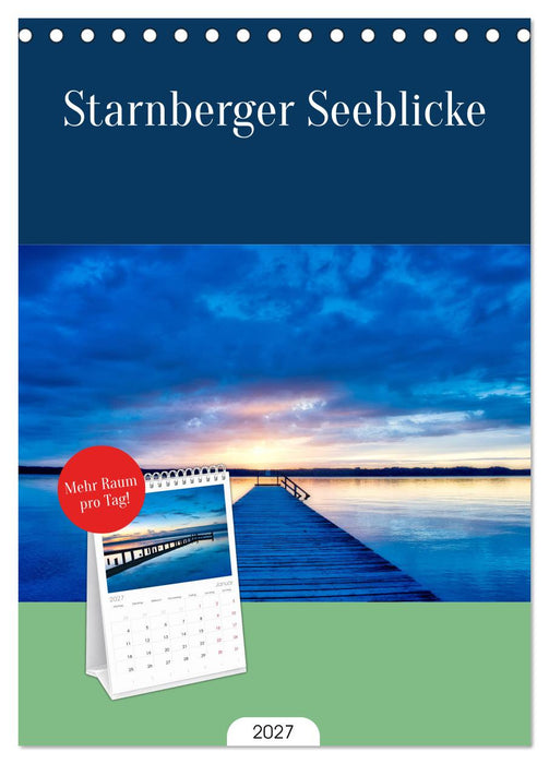 Starnberger Seeblicke (CALVENDO Tischplaner A5H 2027)