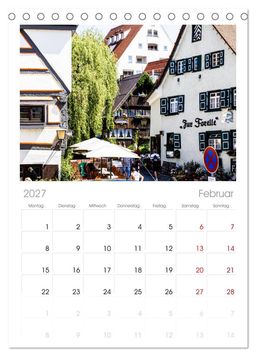 Ulm einfach liebenswert (CALVENDO Tischplaner A5H 2027)