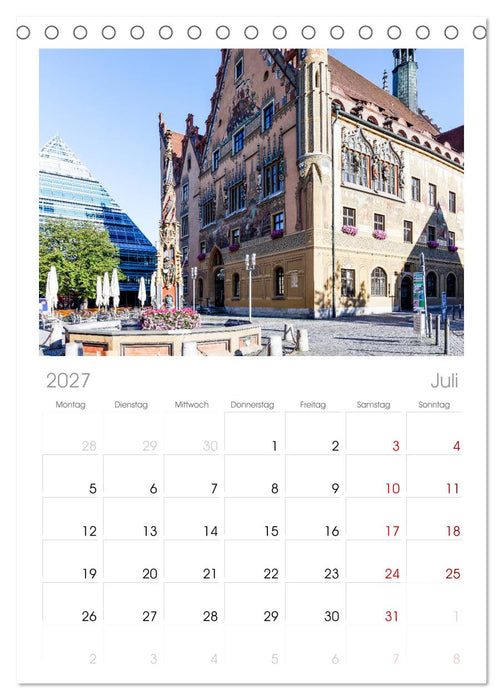 Ulm einfach liebenswert (CALVENDO Tischplaner A5H 2027)