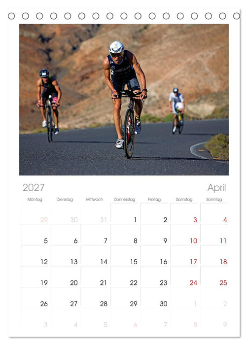 TRIATHLON (CALVENDO Tischplaner A5H 2027)