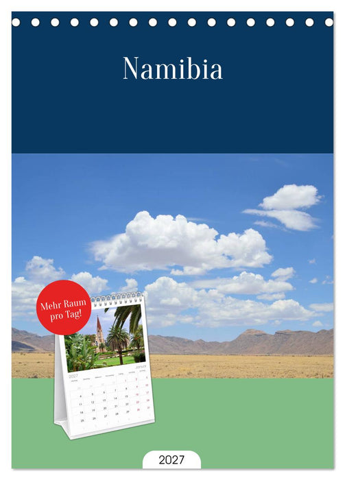 Namibia (CALVENDO Tischplaner A5H 2027)