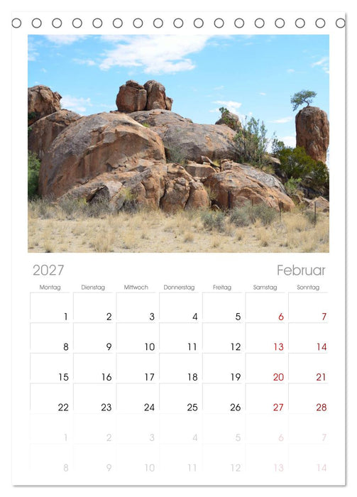 Namibia (CALVENDO Tischplaner A5H 2027)