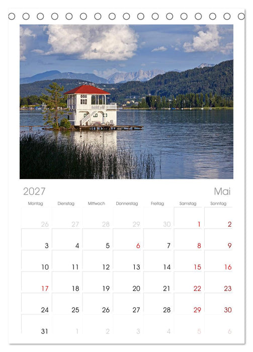 Kärnten (CALVENDO Tischplaner A5H 2027)