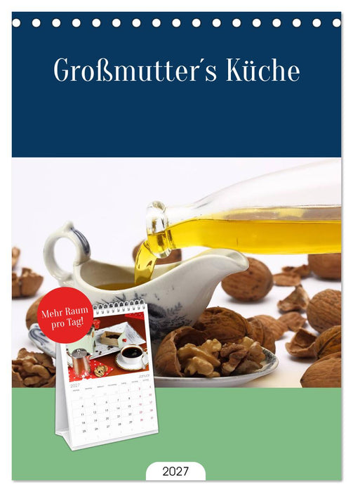Großmutter´s Küche (CALVENDO Tischplaner A5H 2027)