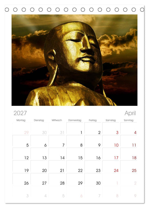 All U Buddhas (CALVENDO Tischplaner A5H 2027)