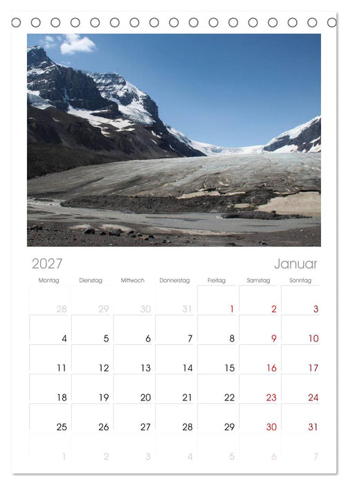 Kanada (CALVENDO Tischplaner A5H 2027)