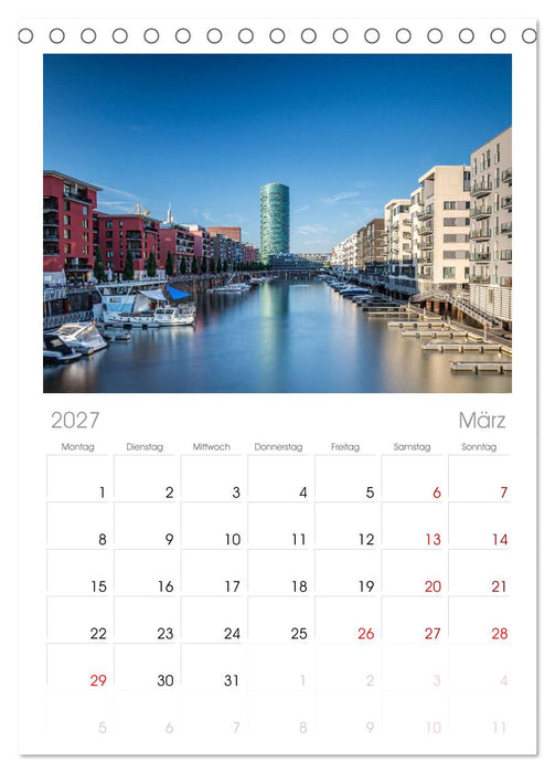 Frankfurt am Main (CALVENDO Tischplaner A5H 2027)