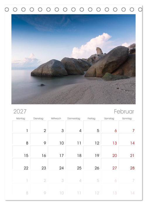 Koh Samui (CALVENDO Tischplaner A5H 2027)