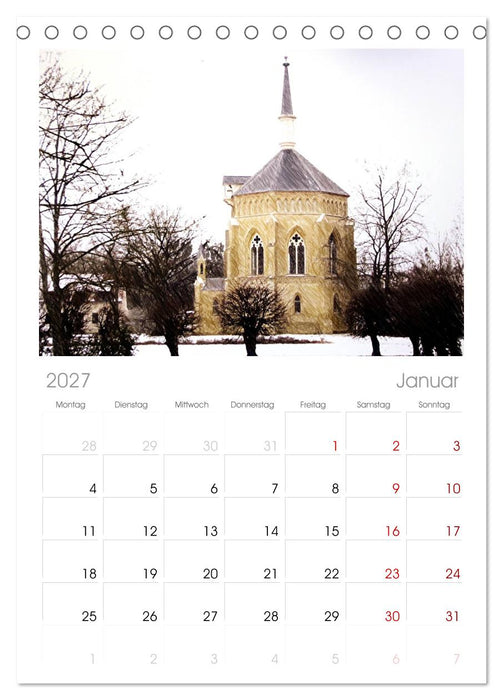 Potsdam Kalender (CALVENDO Tischplaner A5H 2027)