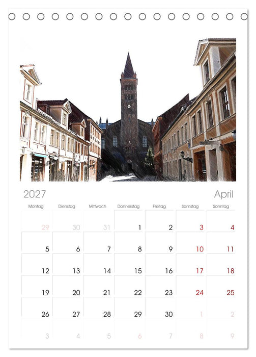 Potsdam Kalender (CALVENDO Tischplaner A5H 2027)
