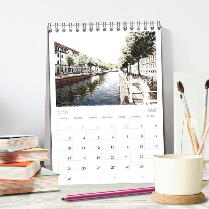 Potsdam Kalender (CALVENDO Tischplaner A5H 2027)