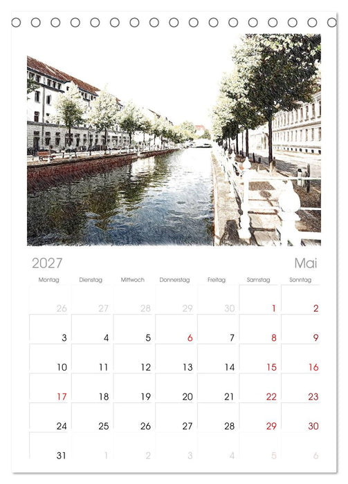 Potsdam Kalender (CALVENDO Tischplaner A5H 2027)