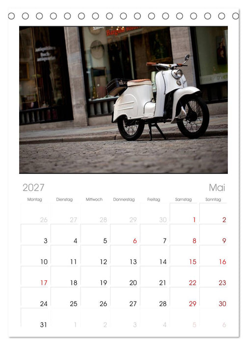 Oldtimer auf Tour (CALVENDO Tischplaner A5H 2027)
