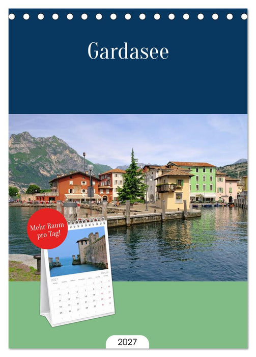 Gardasee (CALVENDO Tischplaner A5H 2027)