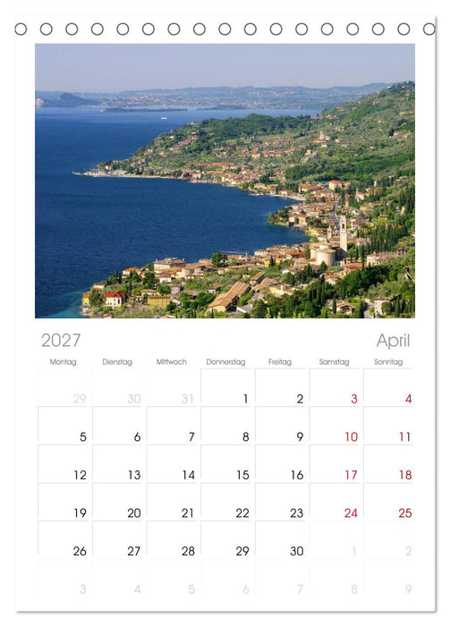Gardasee (CALVENDO Tischplaner A5H 2027)