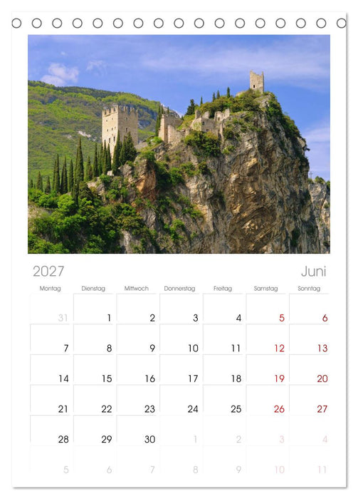 Gardasee (CALVENDO Tischplaner A5H 2027)
