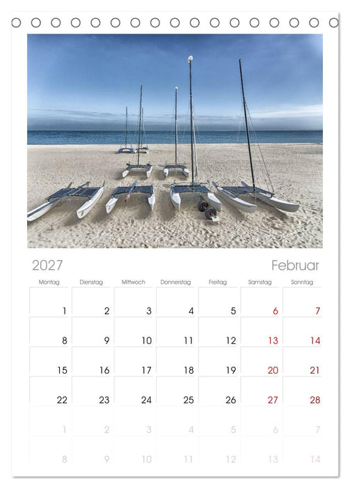 Sylt (CALVENDO Tischplaner A5H 2027)