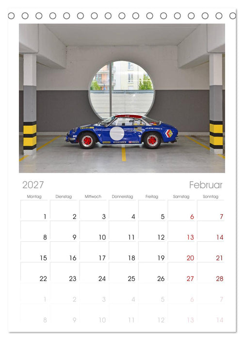 Renault Alpine A110 (CALVENDO Tischplaner A5H 2027)