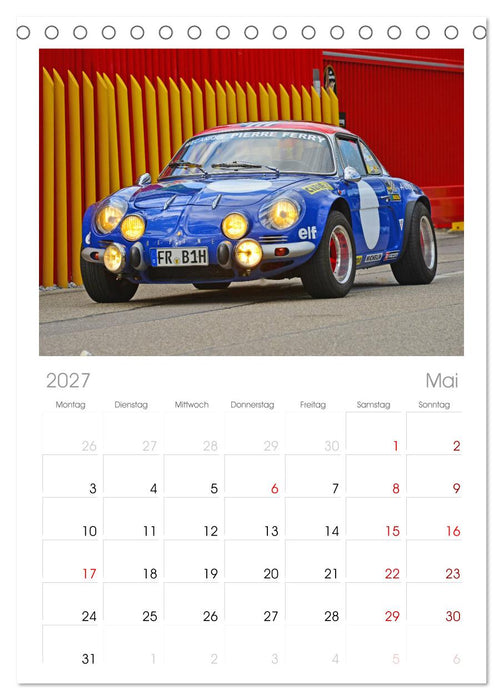 Renault Alpine A110 (CALVENDO Tischplaner A5H 2027)