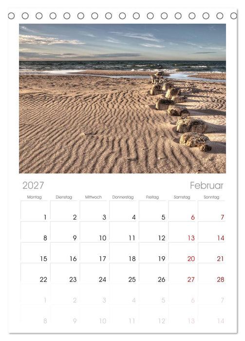Meine Ostsee (CALVENDO Tischplaner A5H 2027)