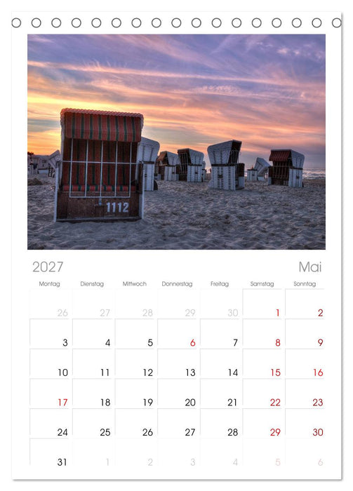 Meine Ostsee (CALVENDO Tischplaner A5H 2027)