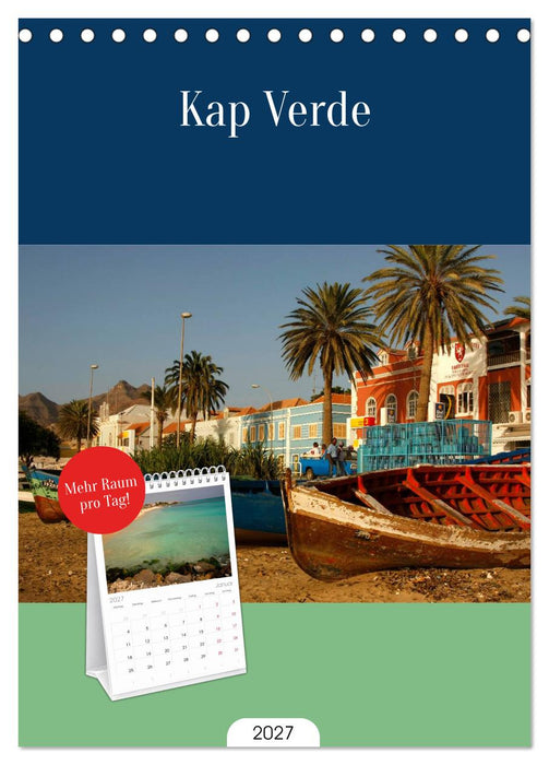 Kap Verde (CALVENDO Tischplaner A5H 2027)