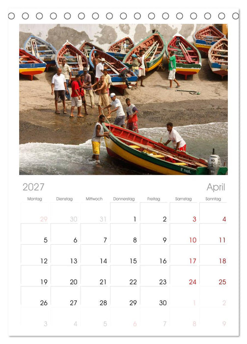 Kap Verde (CALVENDO Tischplaner A5H 2027)