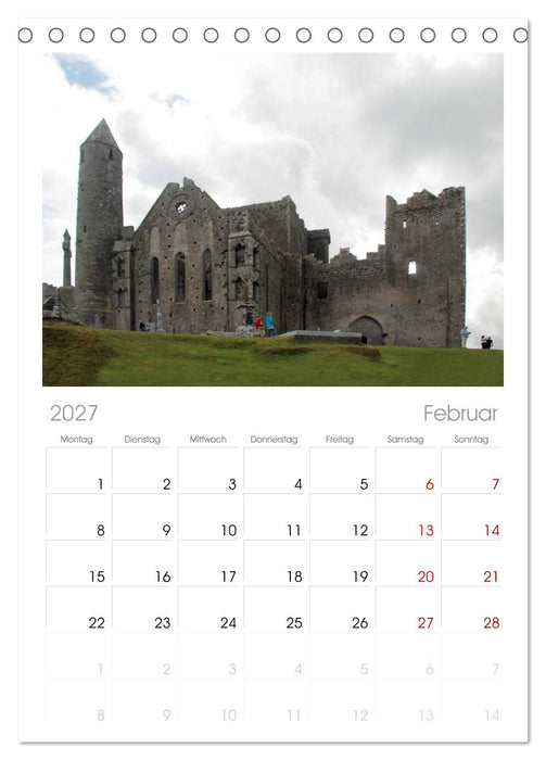 Irland (CALVENDO Tischplaner A5H 2027)