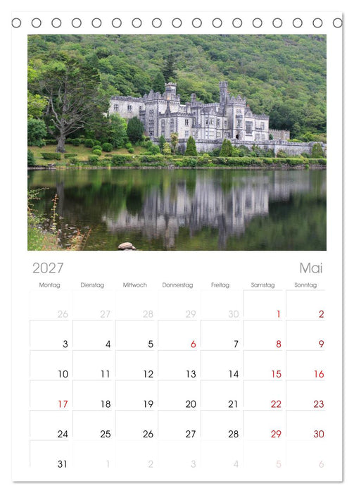 Irland (CALVENDO Tischplaner A5H 2027)