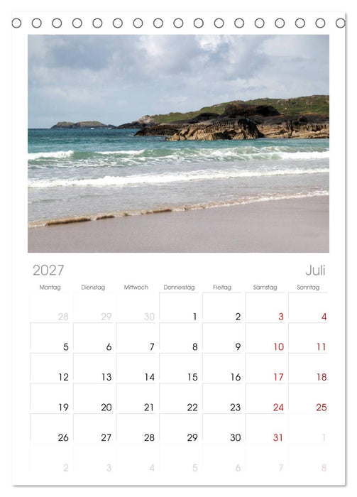Irland (CALVENDO Tischplaner A5H 2027)