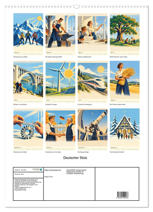 Deutscher Stolz (CALVENDO Wandkalender 2027)