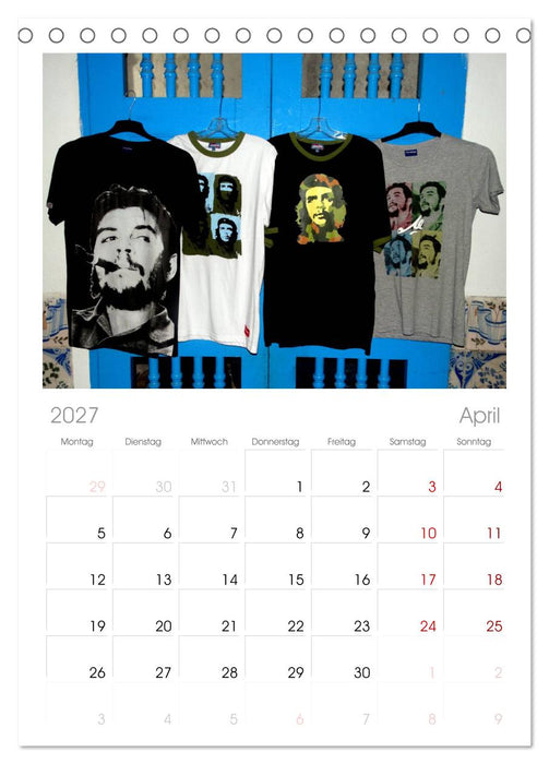 CHE GUEVARA (CALVENDO Tischplaner A5H 2027)