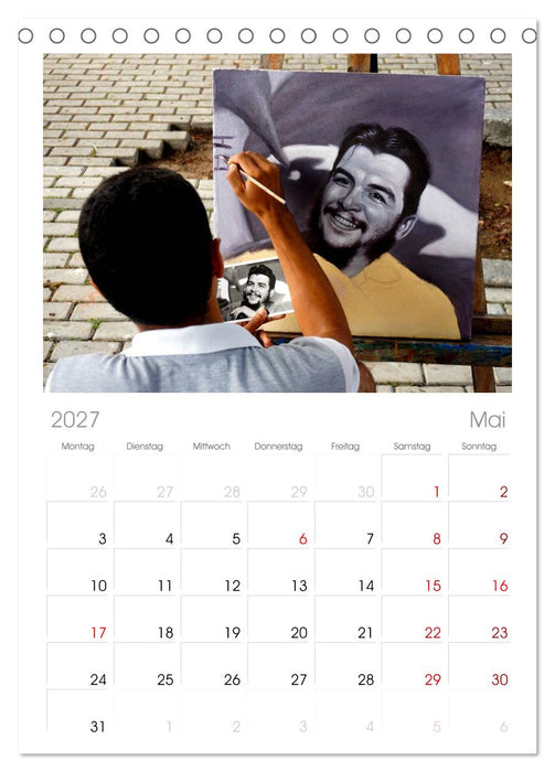 CHE GUEVARA (CALVENDO Tischplaner A5H 2027)