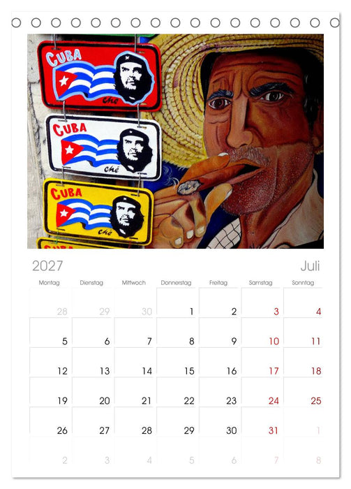 CHE GUEVARA (CALVENDO Tischplaner A5H 2027)
