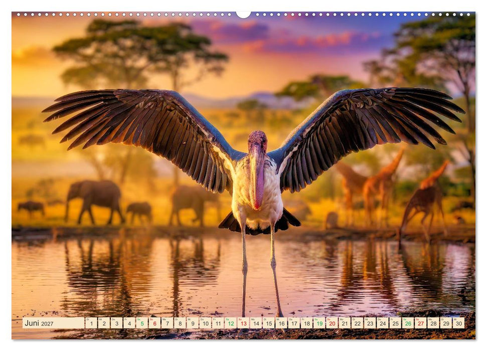 Imposante Marabus (CALVENDO Premium Wandkalender 2027)