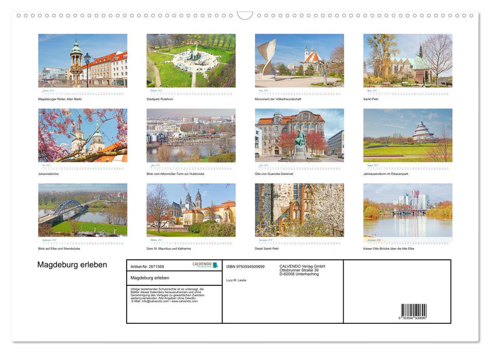 Magdeburg erleben (CALVENDO Wandkalender 2027)