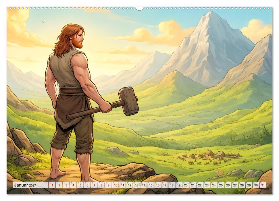Thor - Der Gott des Donners (CALVENDO Wandkalender 2027)