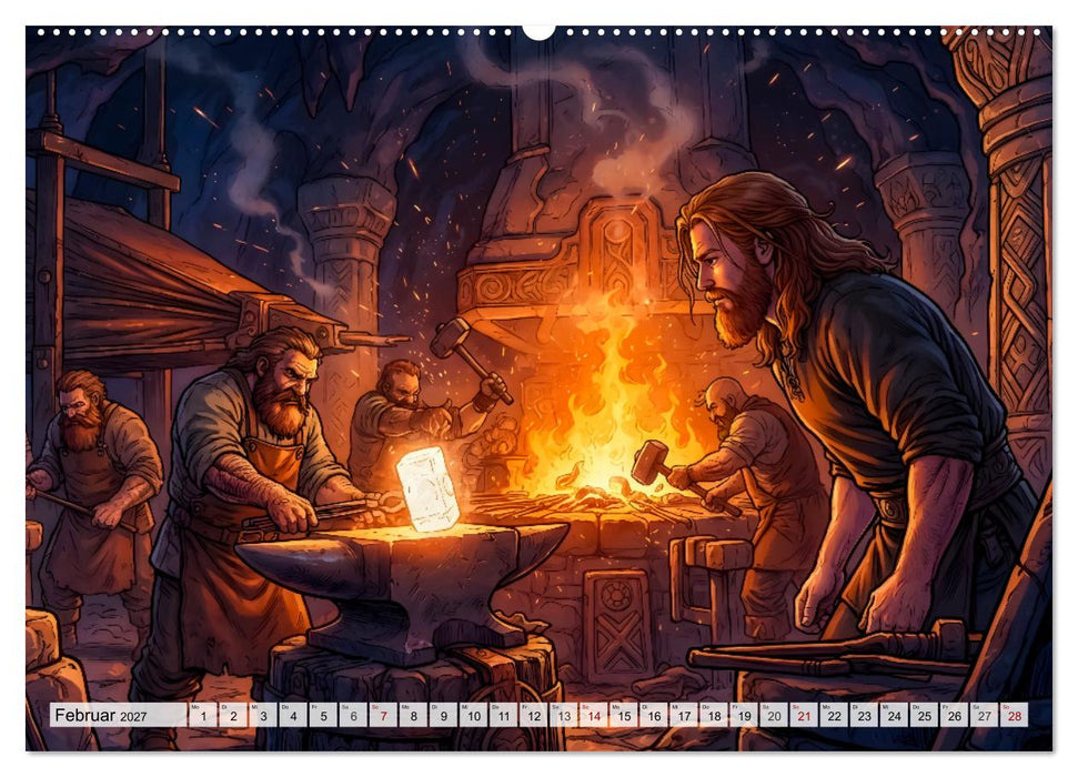 Thor - Der Gott des Donners (CALVENDO Wandkalender 2027)