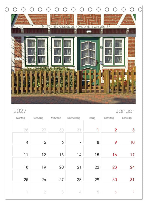 Ostfriesland (CALVENDO Tischplaner A5H 2027)