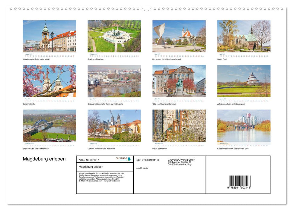Magdeburg erleben (CALVENDO Premium Wandkalender 2027)