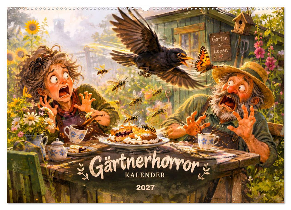 Gärtnerhorror - Garten ist Leben (CALVENDO Wandkalender 2027)