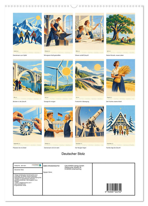Deutscher Stolz (CALVENDO Premium Wandkalender 2027)