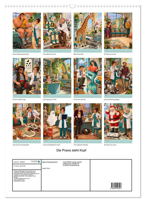 Die Praxis steht Kopf (CALVENDO Wandkalender 2027)