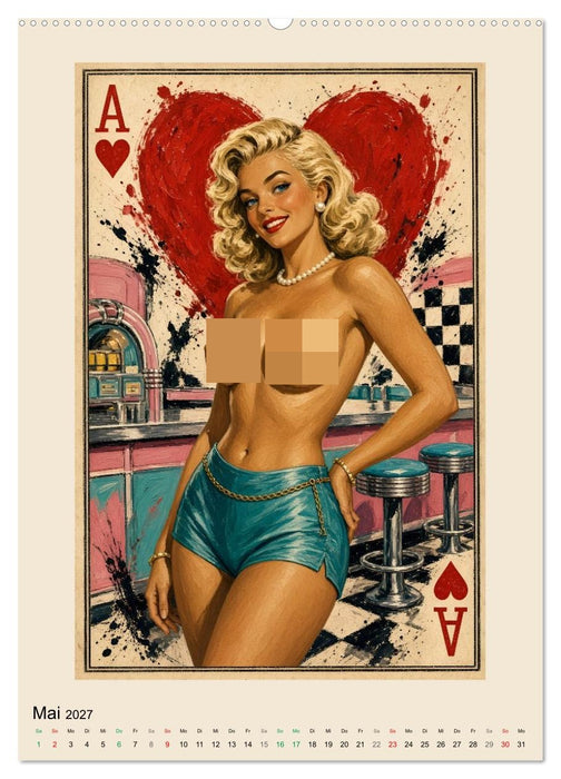 Dame trifft As (CALVENDO Premium Wandkalender 2027)