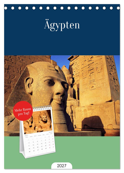 Ägypten (CALVENDO Tischplaner A5H 2027)