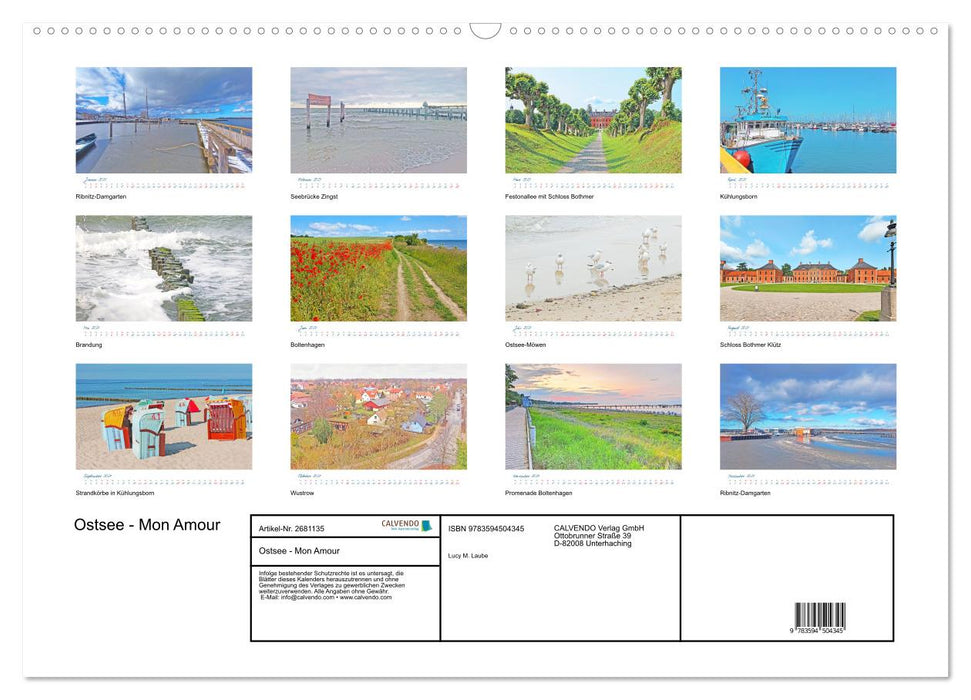 Ostsee - Mon Amour (CALVENDO Wandkalender 2027)
