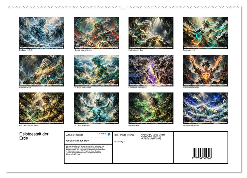 Geistgestalt der Erde (CALVENDO Premium Wandkalender 2027)