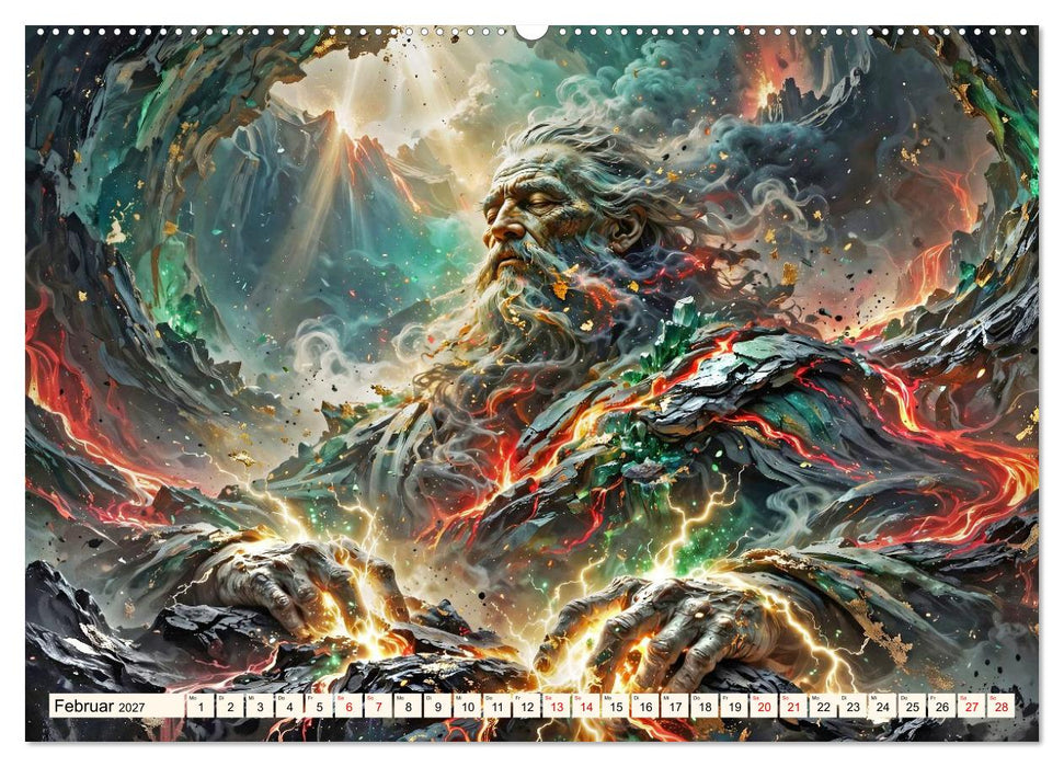 Geistgestalt der Erde (CALVENDO Premium Wandkalender 2027)