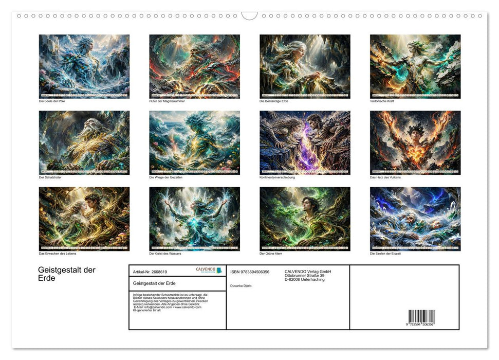 Geistgestalt der Erde (CALVENDO Wandkalender 2027)