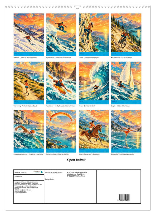 Sport befreit (CALVENDO Wandkalender 2027)